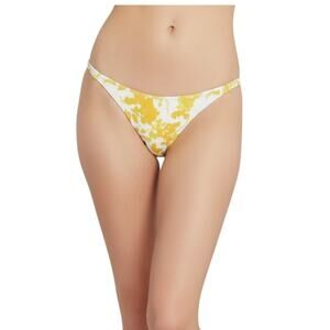 Caroline Constas Mykela Bikini Bottom Yellow Thin Strap Women XS NWT